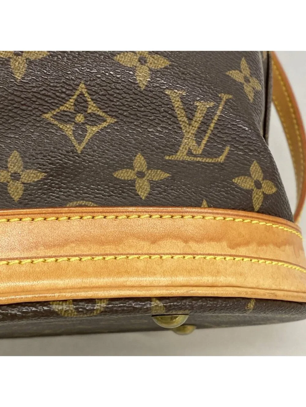 Louis Vuitton Tote Bag Monogram Petite Bucket Brown
